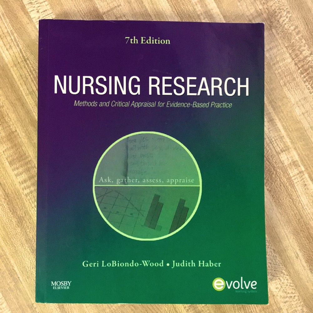Nursing Research. Methods and Critical Appraisal for Evidence-Based Practice.
